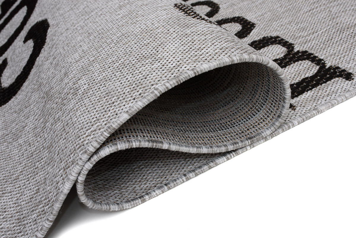 TEPPICH MELISSA Grau 160/230 cm - Grau, Kunststoff (160/230cm) - Tapiso