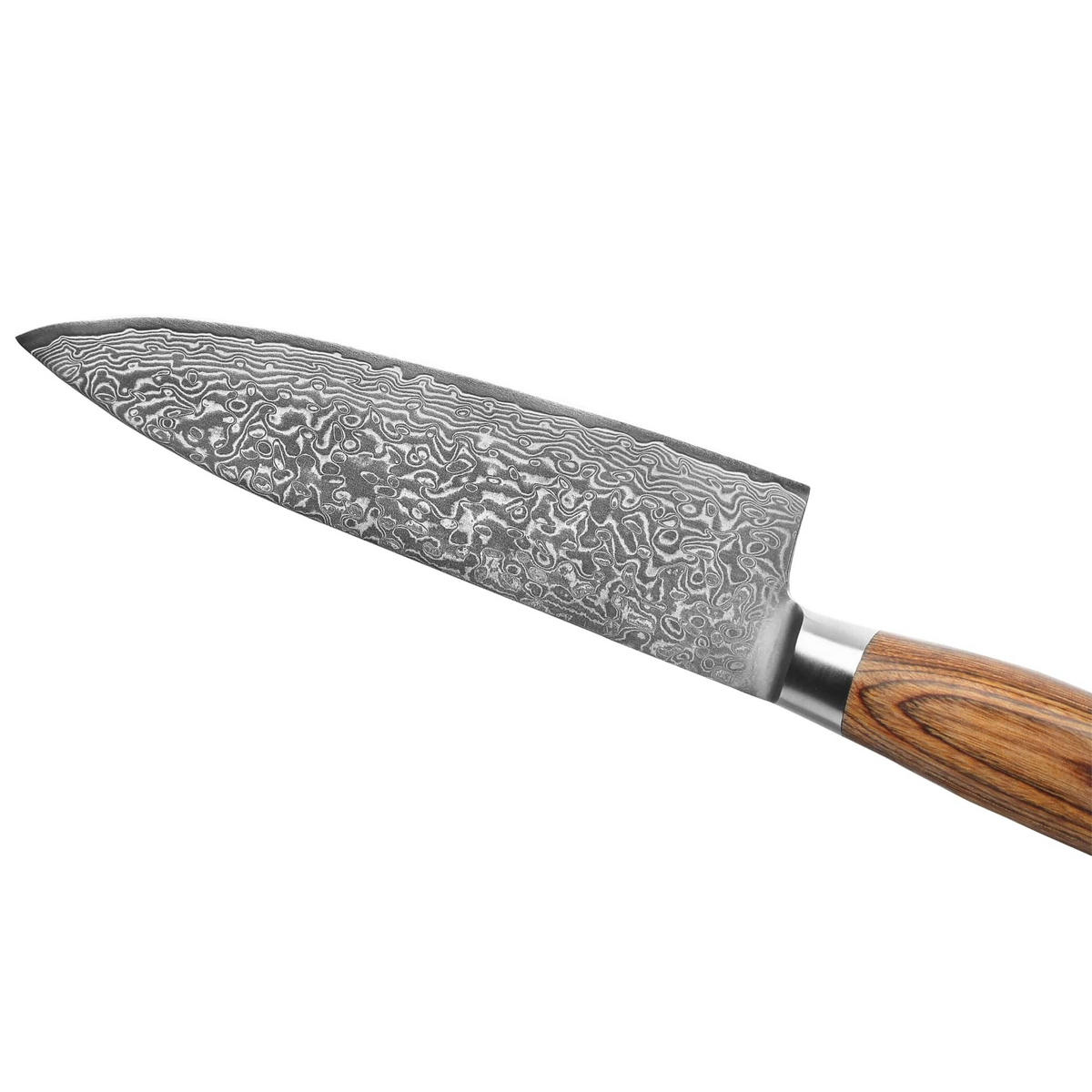 CHEFMESSER 20 cm - Braun, Holz/Metall (34cm) - Wakoli
