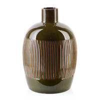 VASE Giovani Grün 17/17/24.5 cm Keramik - Grün, Keramik (24.5cm) - Mondex