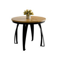 ESSTISCH LUGOS ausziehbar Ø 100 Eiche craft - Braun, Holzwerkstoff (100/100/77cm) - Compleo24