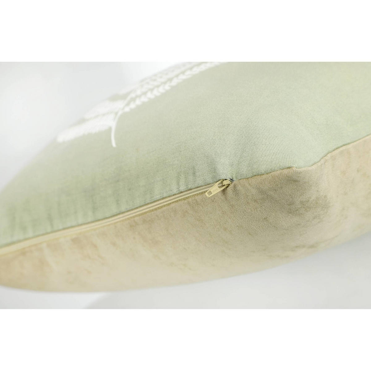 ZIERKISSENHÜLLE VIVA - Grün, Textil (45/45cm) - Schöner Wohnen