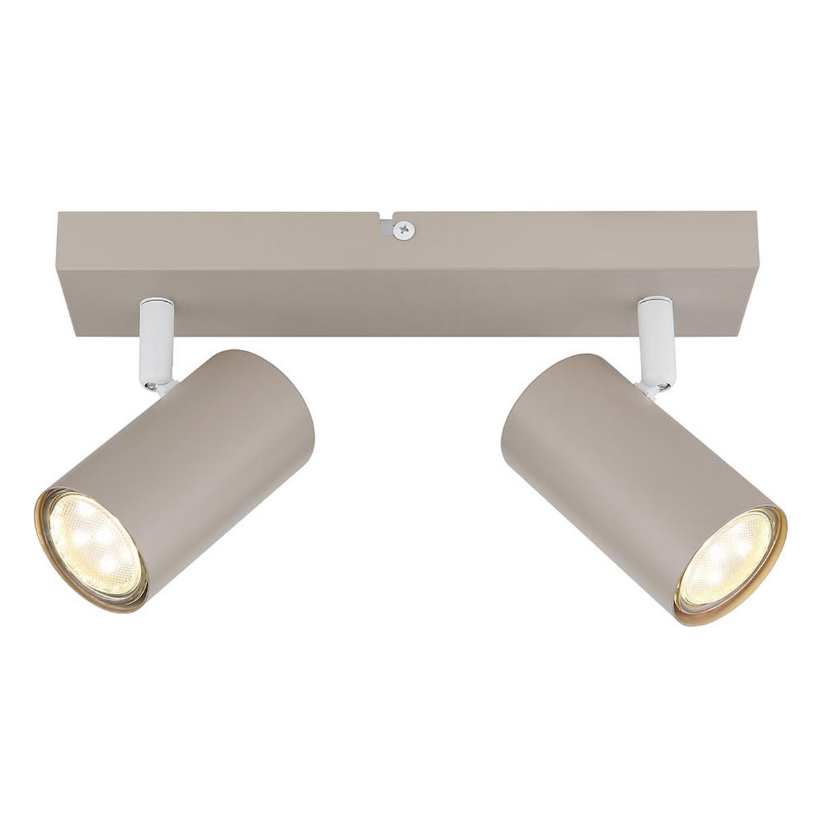 LED DECKENLEUCHTE ROBBY Metall sandfarben, schwenkbar - Bernsteinfarben, Metall (26/6/12cm) - Globo Lighting