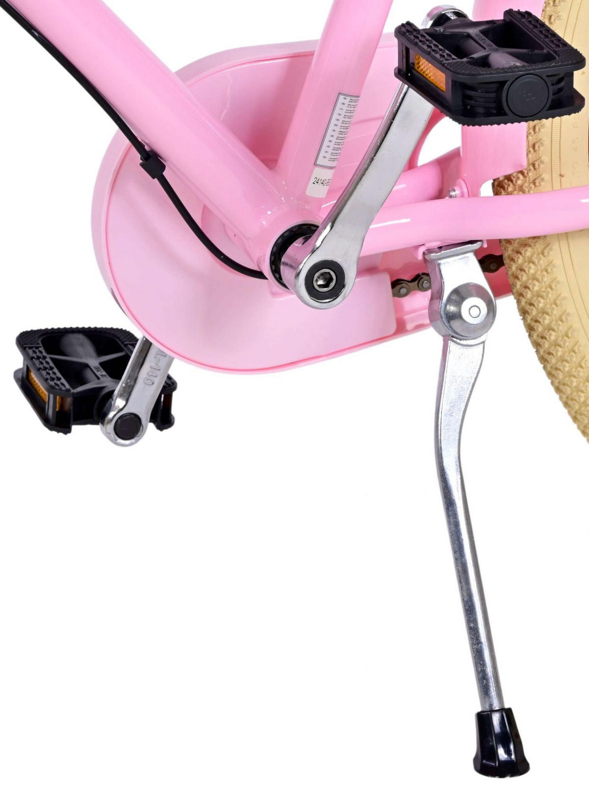 KINDERFAHRRAD Excellent - Mädchen - 24 Zoll - 3 Gänge - Rücktritt + Handbremse - Rosa - Rosa, Metall (65cm) - TPFSports