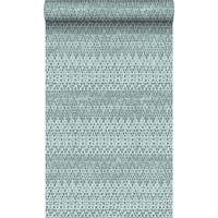 TAPETE Tierhautmuster 53 cm x 10.05 m - Türkis, Papier (53/1000cm) - Origin Wallcoverings
