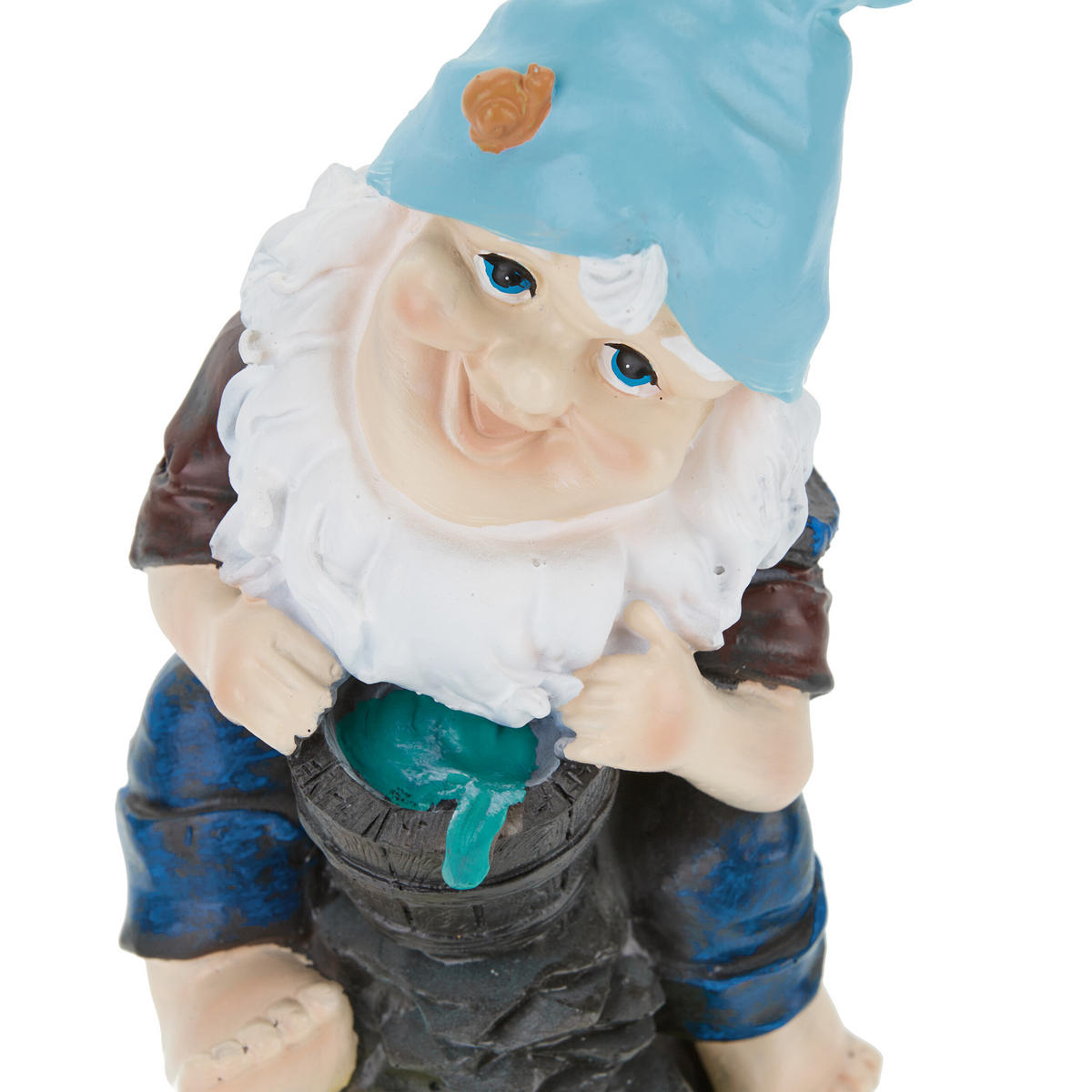 GARTENZWERG - Multicolor, Kunststoff (11/24/10cm) - Relaxdays