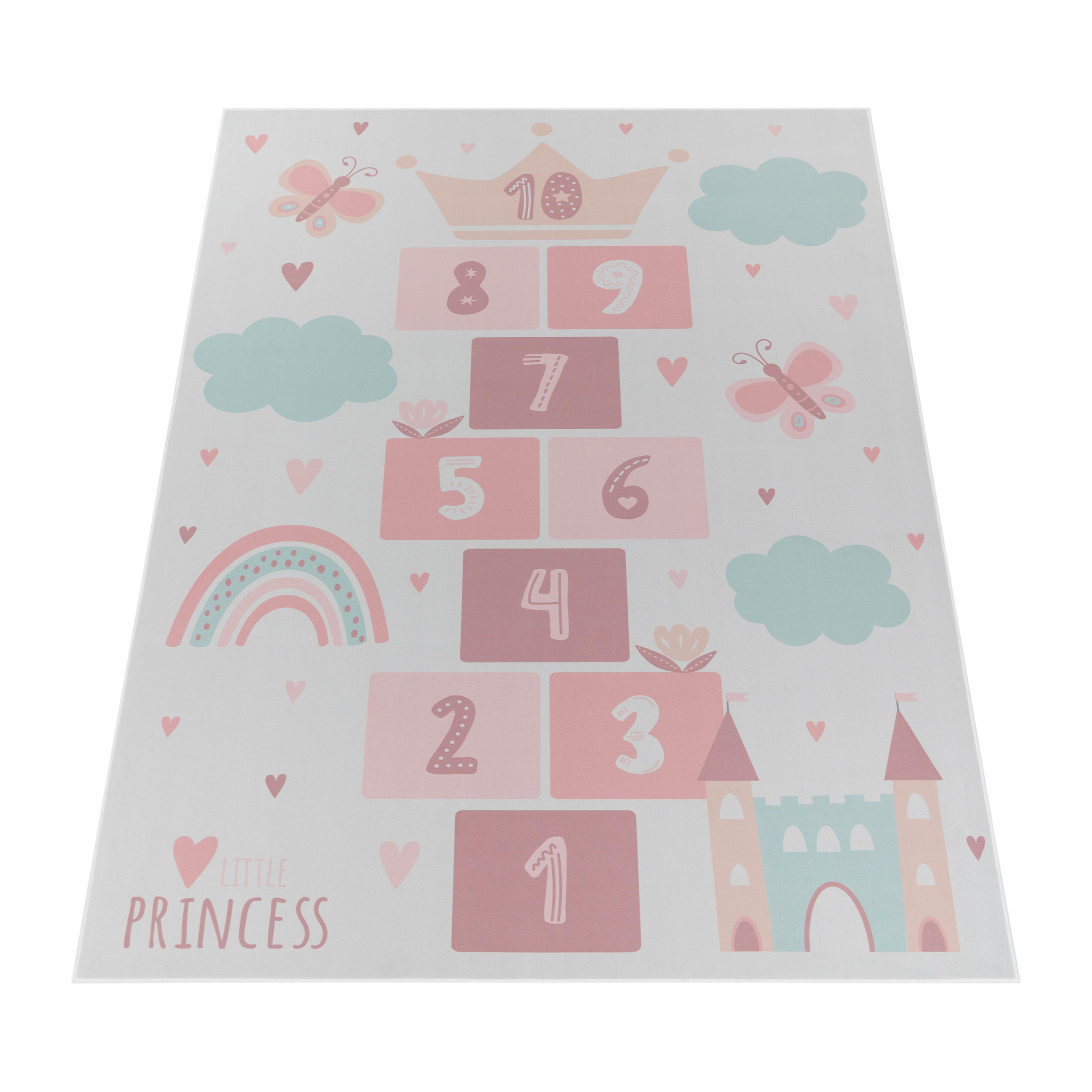 Paco Home Kinderteppich Creme 240x340 cm