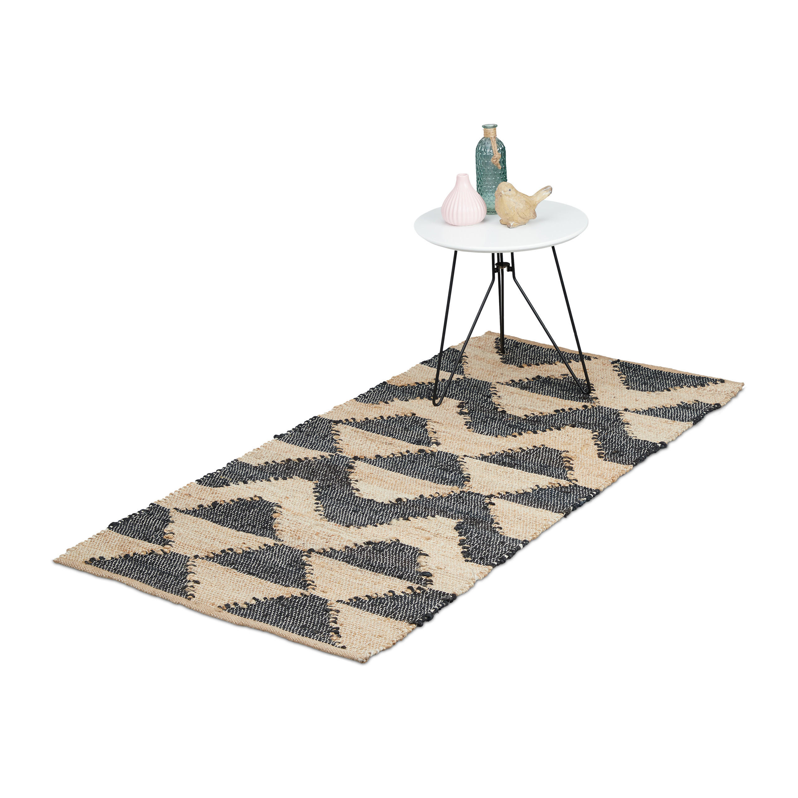 LÄUFER - Multicolor, Textil (70/140cm) - Relaxdays