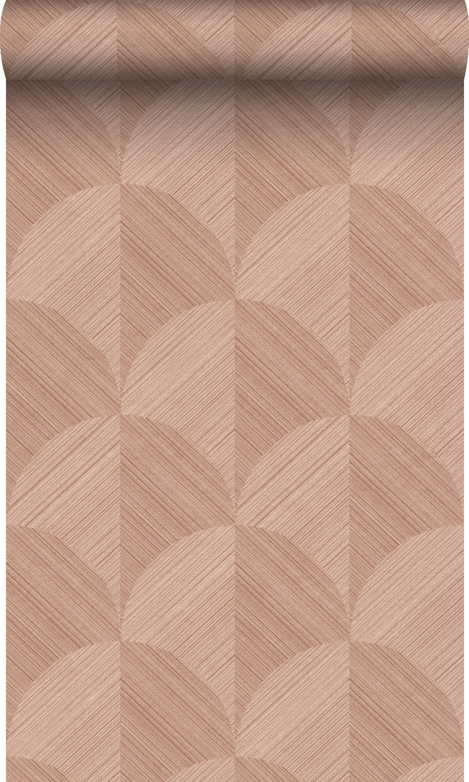 TAPETE 3D Muster 53 cm x 10.05 m - Terracotta, Papier (53/1000cm) - Origin Wallcoverings