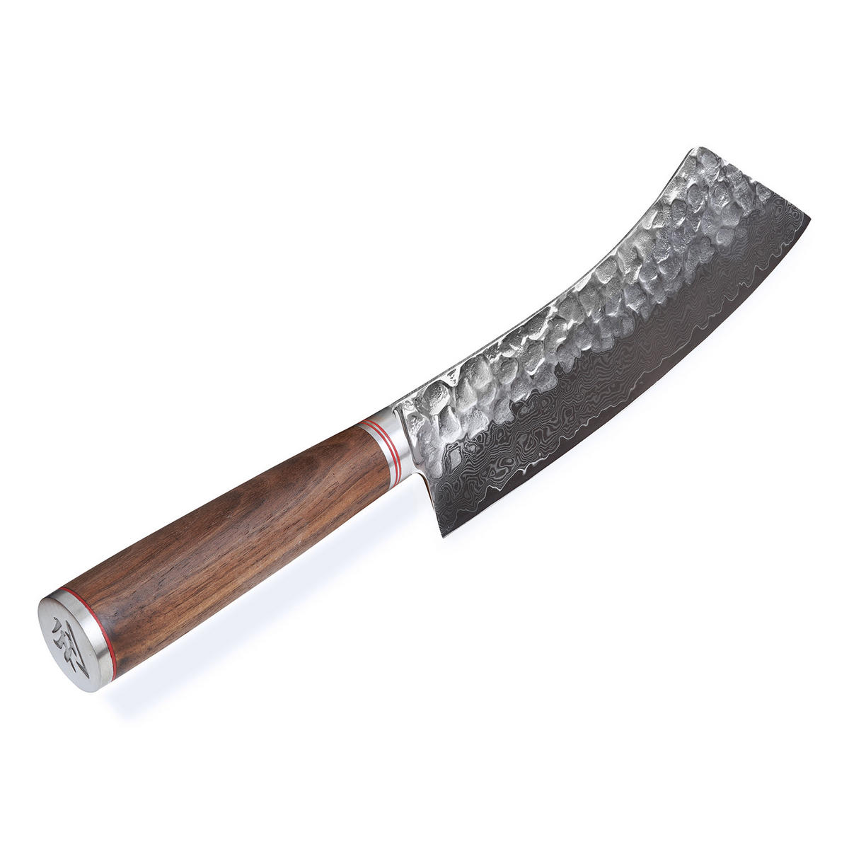 BLOCKMESSER 23,5 cm - Nussbaumfarben, Holz/Metall (37cm) - Wakoli