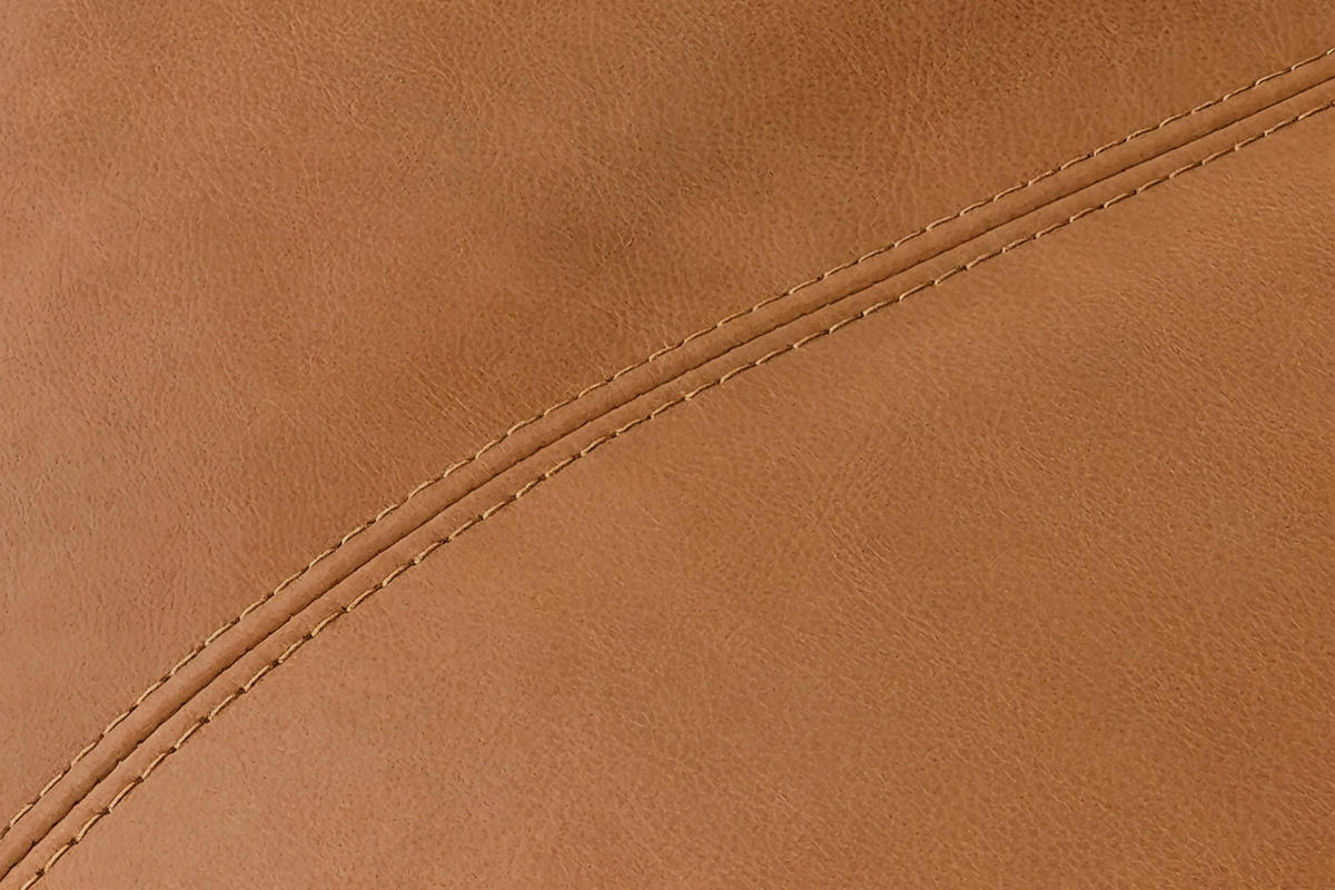 POLSTERHOCKER CELESTE Braun Leder - Braun, Leder/Kunststoff (120/48/80cm) - KAWOLA