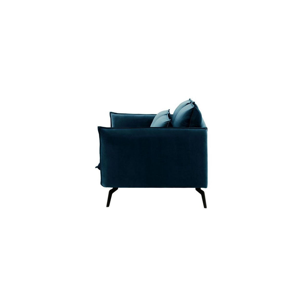 ZWEISITZER-SOFA Layla-Velluto 11 - Dunkelblau, Holz/Textil (171/95/98cm)