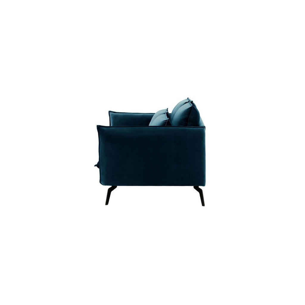Thumbnail - Zweisitzer-Sofa, Dunkelblau, Textil, 2-Sitzer, 171x95x98 cm, Wohnzimmer, Sofas & Couches, Sofas, 2-Sitzer Sofas