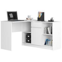 ECKSCHREIBTISCH-SET 120cm mit Kommode - Akaziefarben, Holzwerkstoff (126/120/79cm) - RAUMHIRSCH FURNITURE
