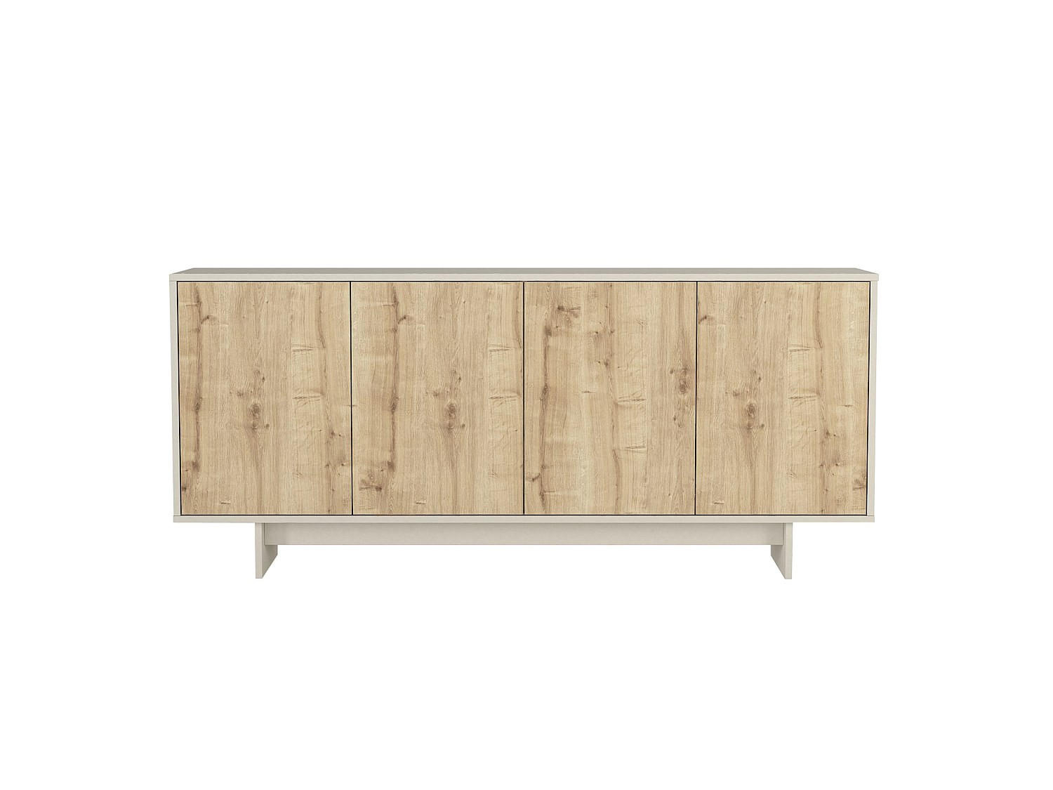 SIDEBOARD - 180 cm x 40 cm - holz - beige, naturfarben hell Zefyna - Beige/Naturfarben, Holz (180/78.8/40cm) - Vente-Unique