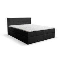 BOXBETT CALIDO mit zwei Bettkästen H2/H3 Matratze und Topper 160 x 200 cm - Schwarz, Holzwerkstoff (160/200cm) - VENASI MÖBEL