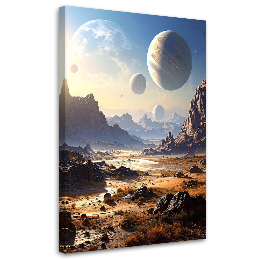 Feeby Wandbild, Blau 70x100 cm