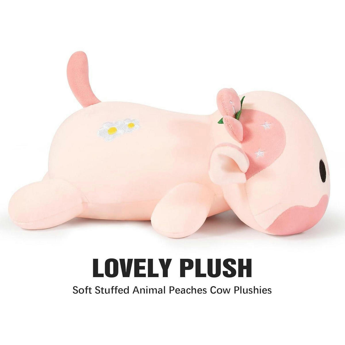 PLÜSCHTIER Kuh Hellrosa 30 cm - Rosa, Textil (20/30cm)