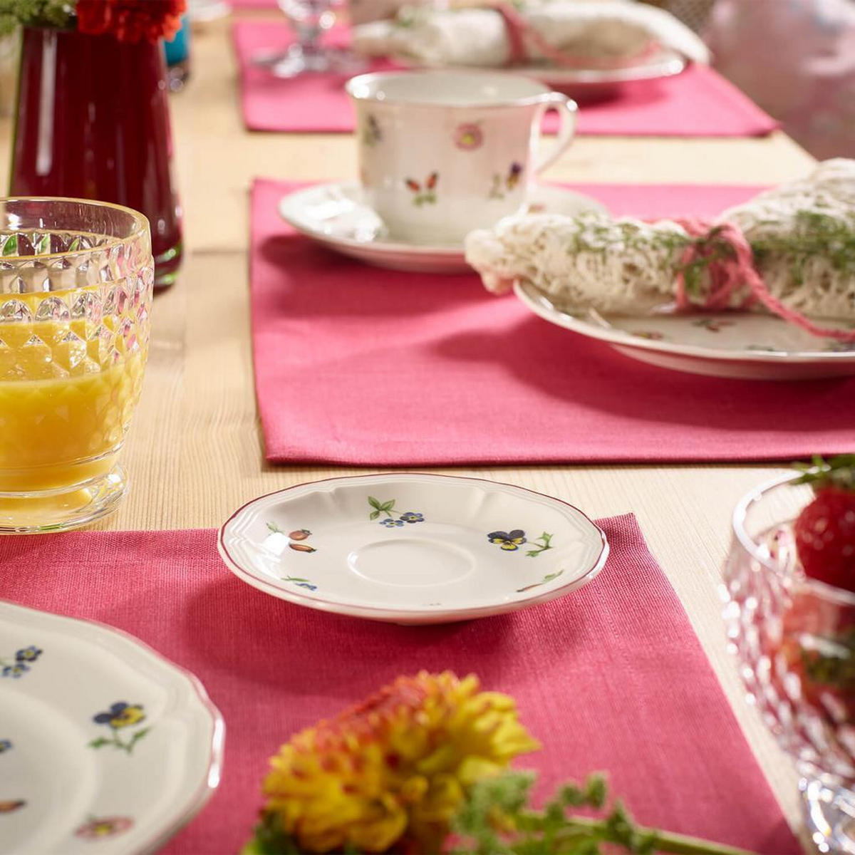 ESPRESSOUNTERTASSEN Petite Fleur weiß ø 12,2 cm 6er Set - Weiß, Keramik (12.2cm) - Villeroy & Boch