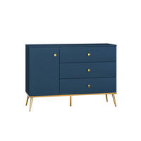 SIDEBOARD Thalia Blau - Blau, Holzwerkstoff (120/85/40cm) - Petits-meubles