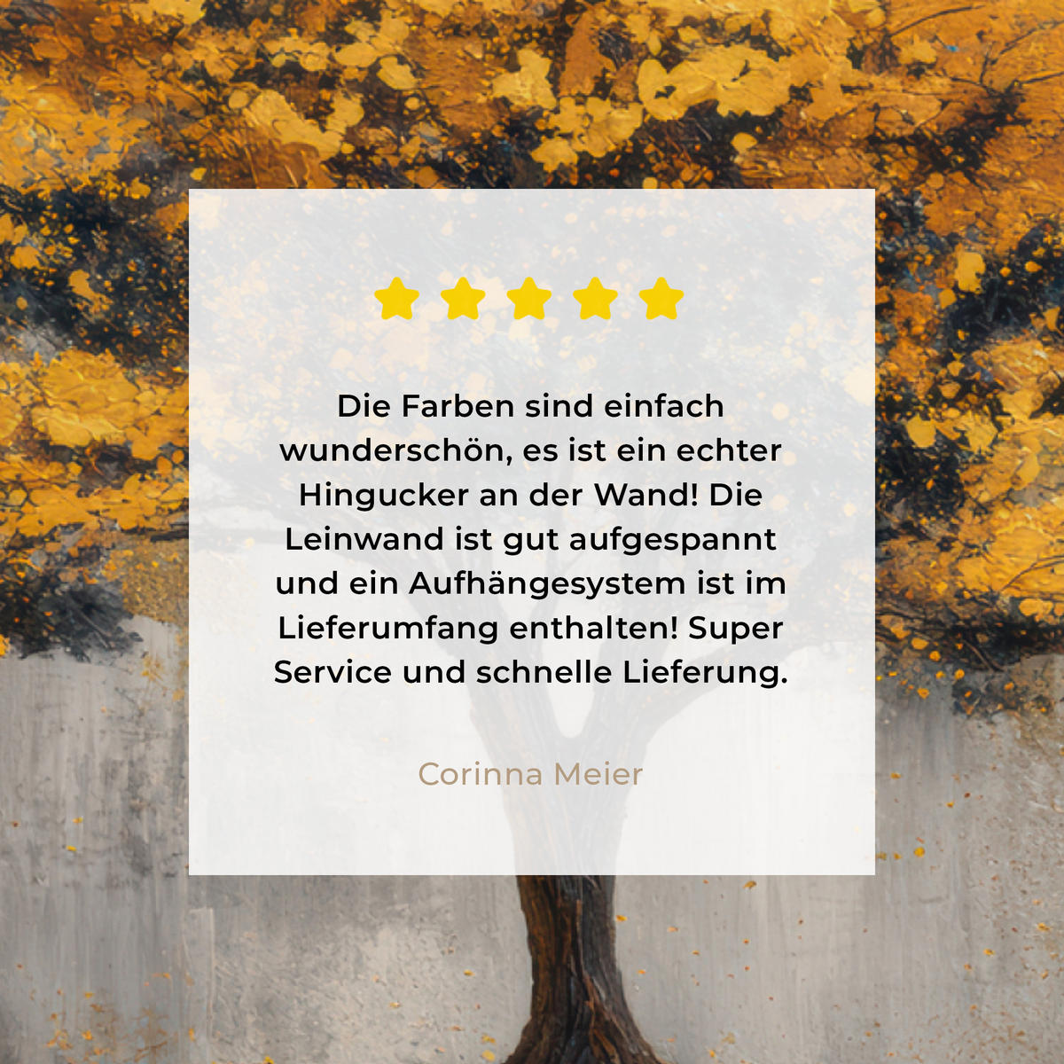 LEINWANDBILD Baum - Blätter - Gold - Abstrakt Wandbild 40x30 cm - Grau, Textil (40/30cm) - MuchoWow