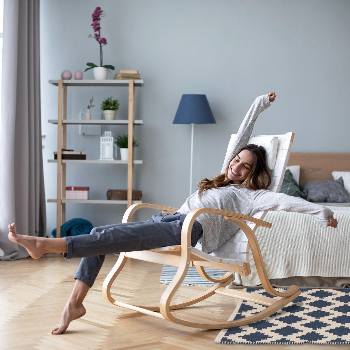 LÄUFER - Beige/Rot, Textil (70/140cm) - Relaxdays