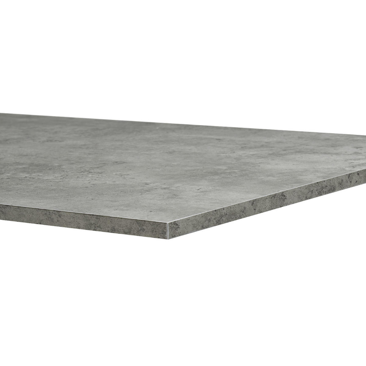 ESSTISCH SAMUEL, Beton ,120/60/76 cm - Schwarz/Grau, Holzwerkstoff/Metall (60/120/76cm) - B&D Home