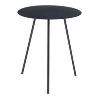 BEISTELLTISCH Sula - Schwarz, Metall (40/40/45cm) - [en.casa]