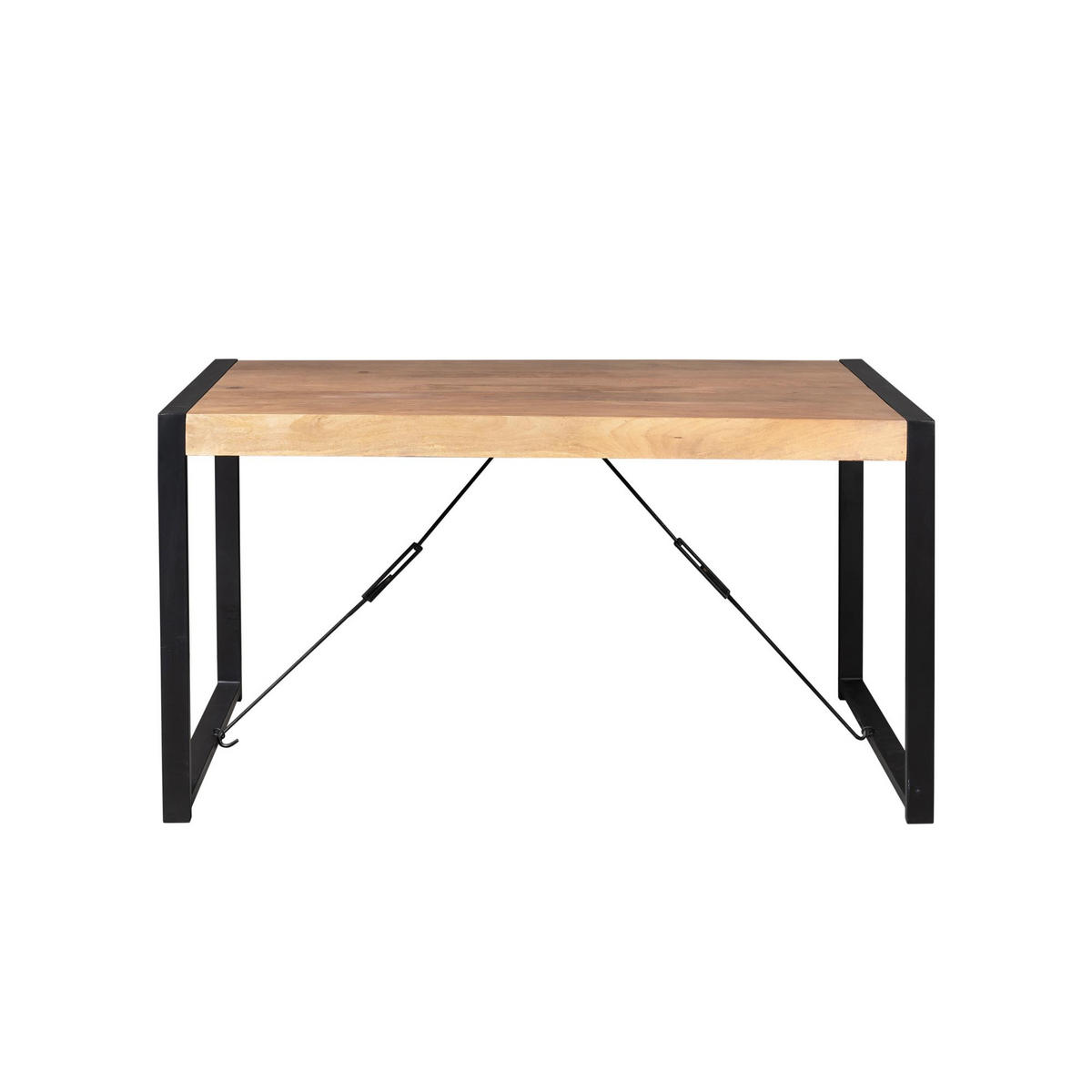 ESSTISCH Britt Braun 80/140/76 cm - Braun, Holz (80/140/76cm) - Starfurn