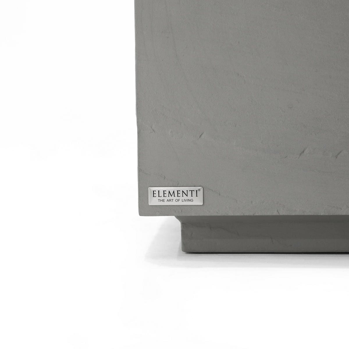 COUCHTISCH COLORADO aus GF-Beton Quadratisch, Wetterbeständig, 86x86x41 cm - Grau, Naturmaterialien (86/86/41cm) - Elementi