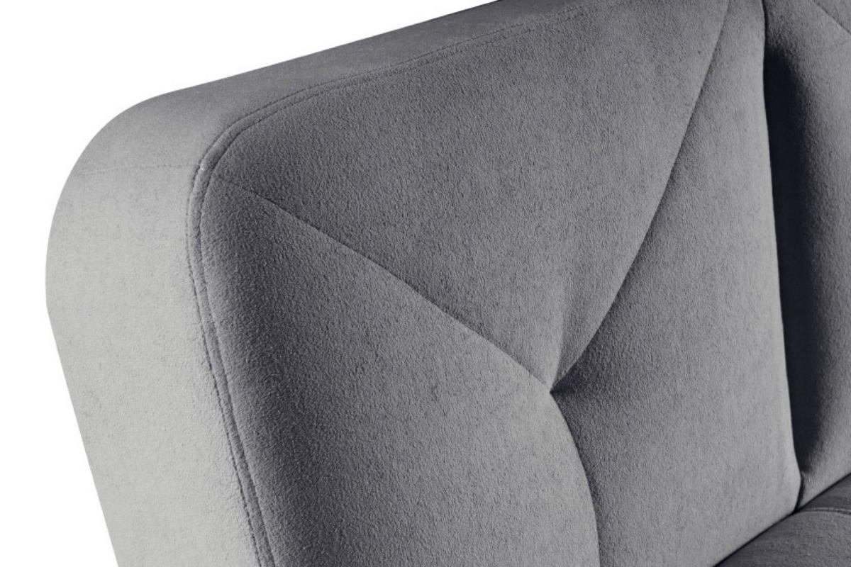 SOFA Grau ARDO Ohne Armlehnen - Grau, Textil (199/91/91cm) - Sepro Meble