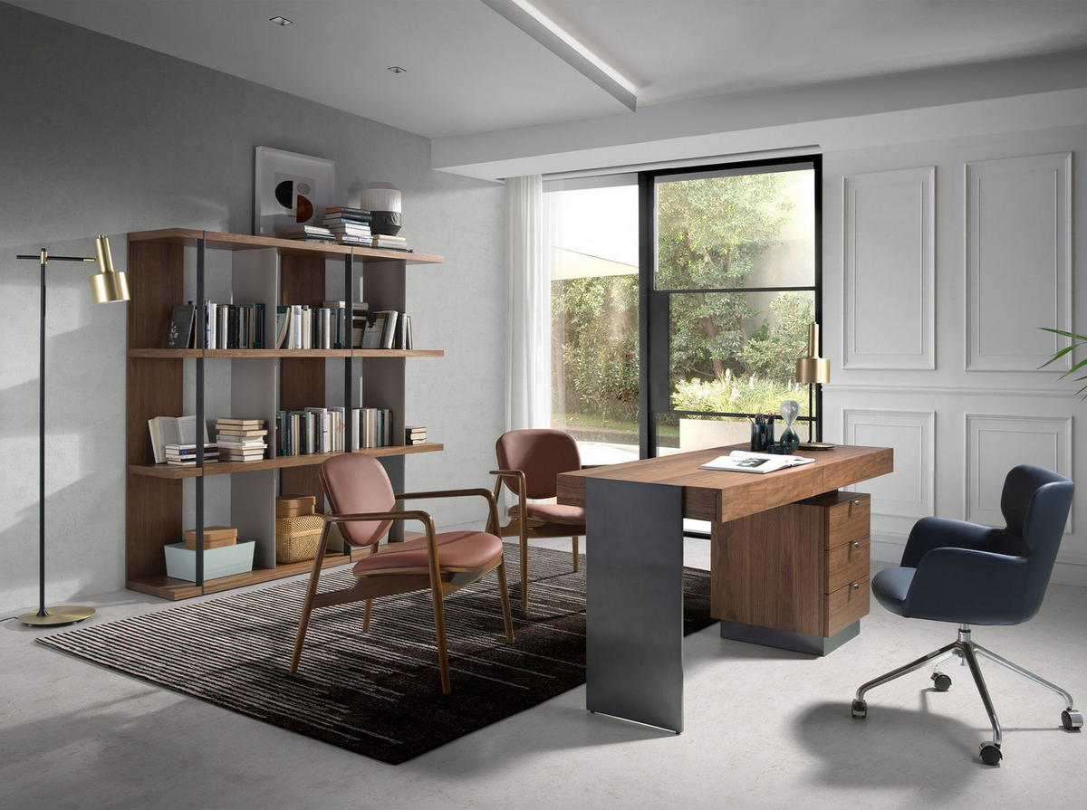 STELEUCHTE Stehleuchte aus vergoldetem Aluminium und schwarzem Stahl 50/30/164 cm - Goldfarben/Schwarz, Metall (30/50/164cm) - ANGEL CERDA