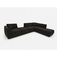 ECKSOFA Cordoba Modulares Rechts Graphitfarbe - Graphitfarben, Textil (352/244cm) - KS Home Concept