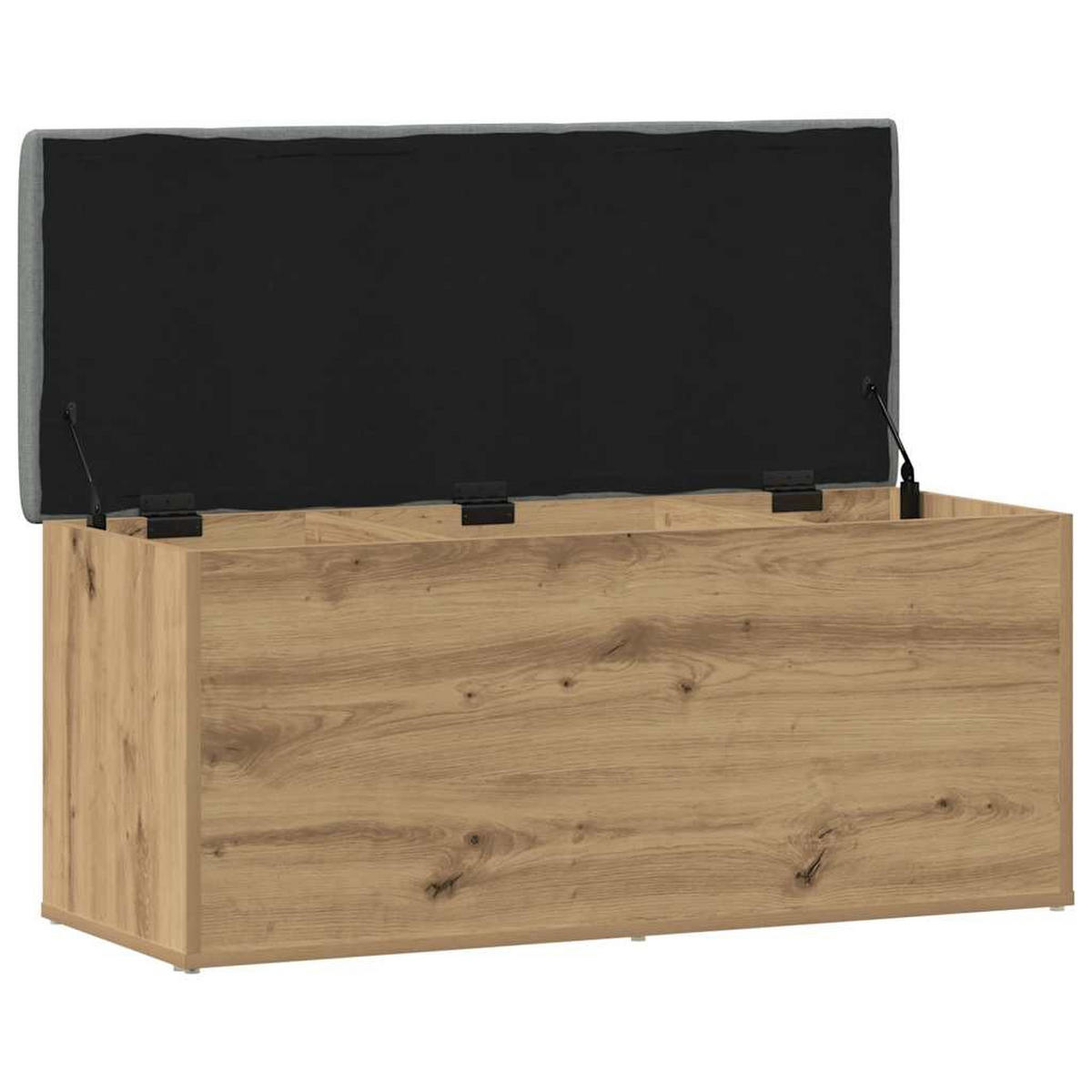 AUFBEWAHRUNGSBANK Artisan-Eiche 102/42/45 Cm Holzwerkstoff - Braun, Holzwerkstoff (42/45/102cm) - vidaXL