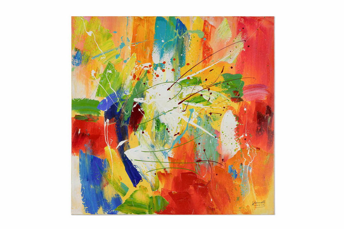 LEINWANDBILD 80/80 cm - Multicolor, Textil (80/80cm) - KUNSTLOFT