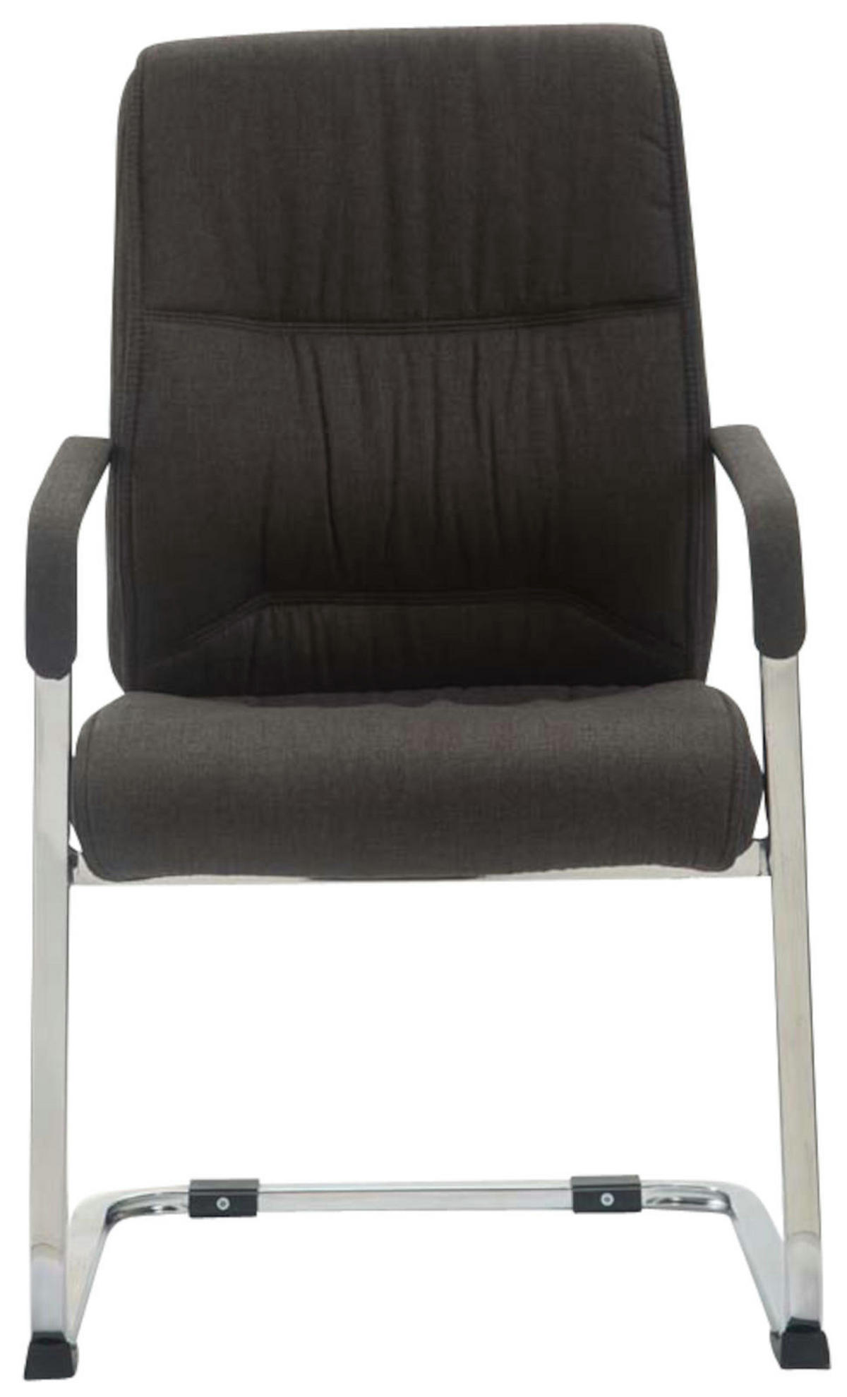 SCHWINGSTUHL 2er Set Stoff dunkelgrau - Dunkelgrau, Textil/Metall (58/102/65cm) - CLP