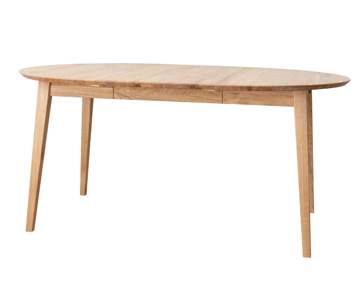 ESSTISCH Orbetello Eiche Natur 110-160 / 110 / 74,5cm - Eichefarben, Holz (110/160/74.5cm) - Feldmann-Wohnen