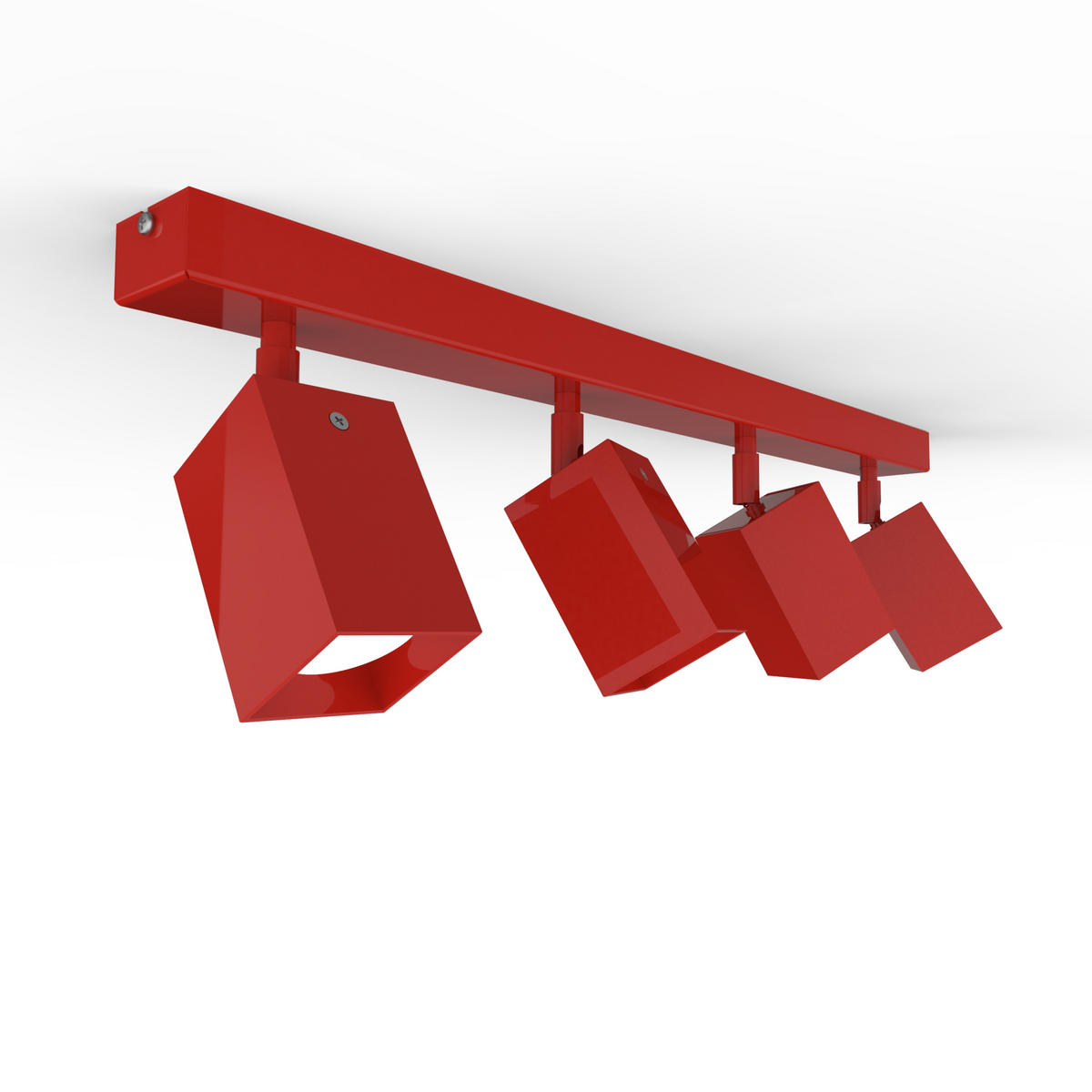 DECKENLEUCHTE - Rot, Metall (6/60/18cm) - Lumicom