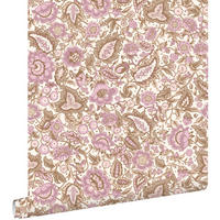 TAPETE Blumenmuster 50 x 900 cm - Lila, Papier (50/900cm) - ESTAhome