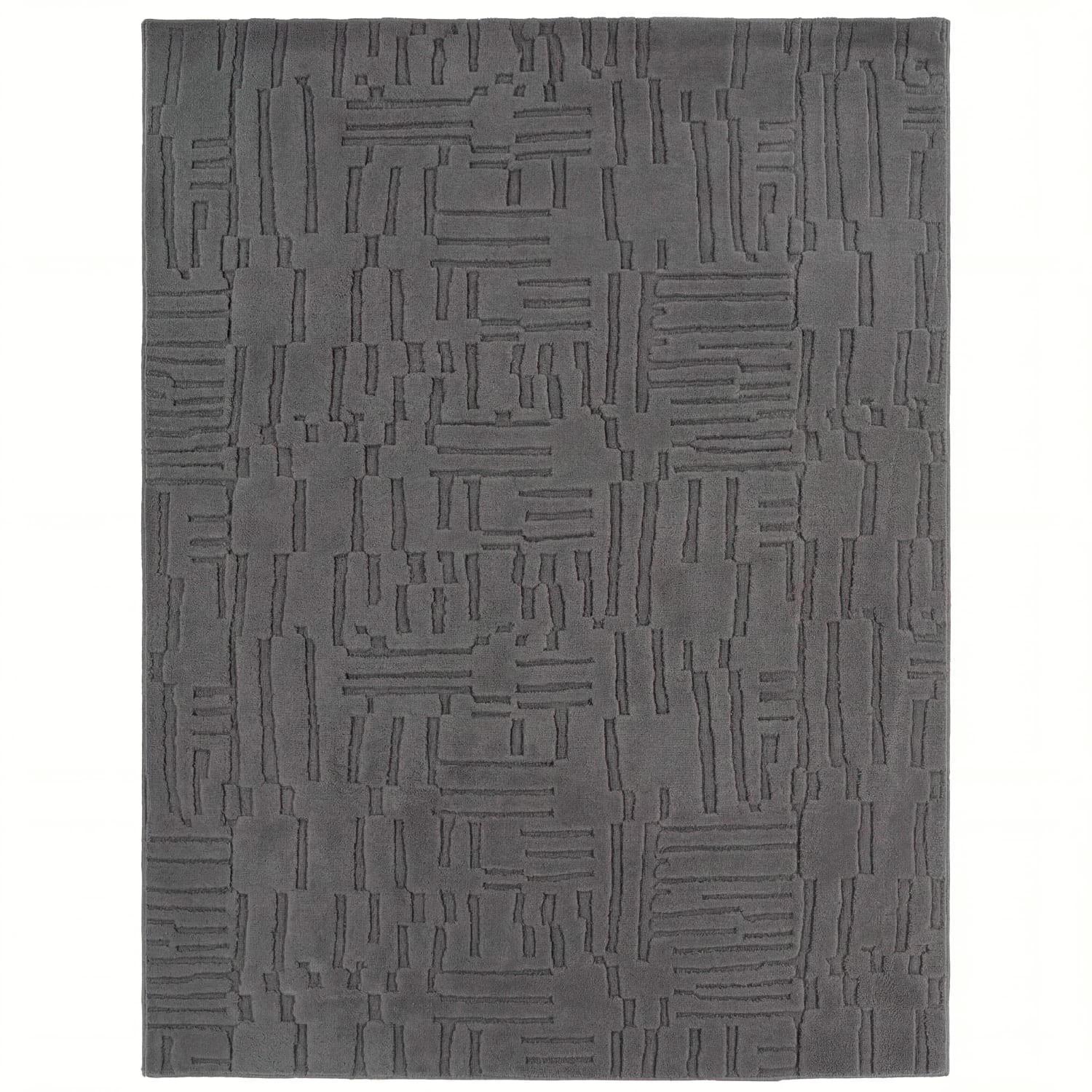 Paco Home Hochflorteppich Anthrazit 200x280 cm