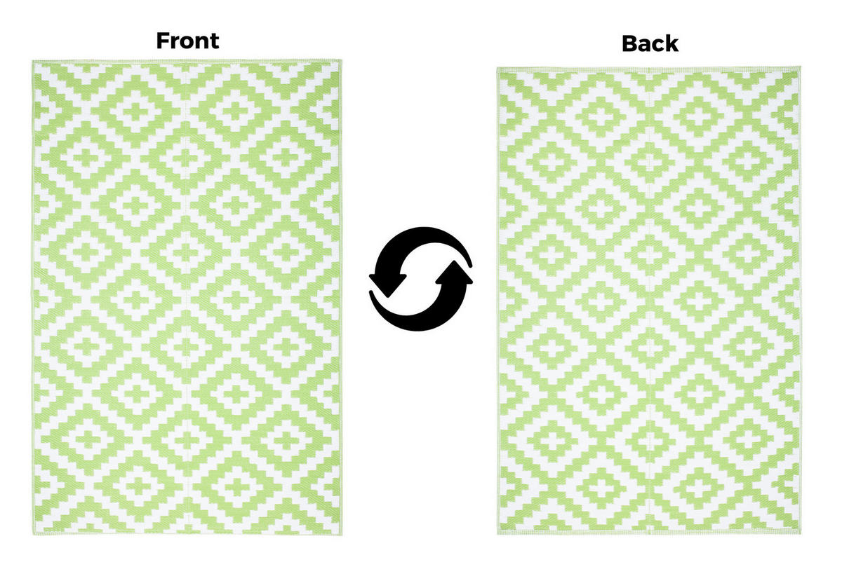 TEPPICH IBIZA Grün 200/300 cm - Grün, Kunststoff (200/300cm) - Tapiso