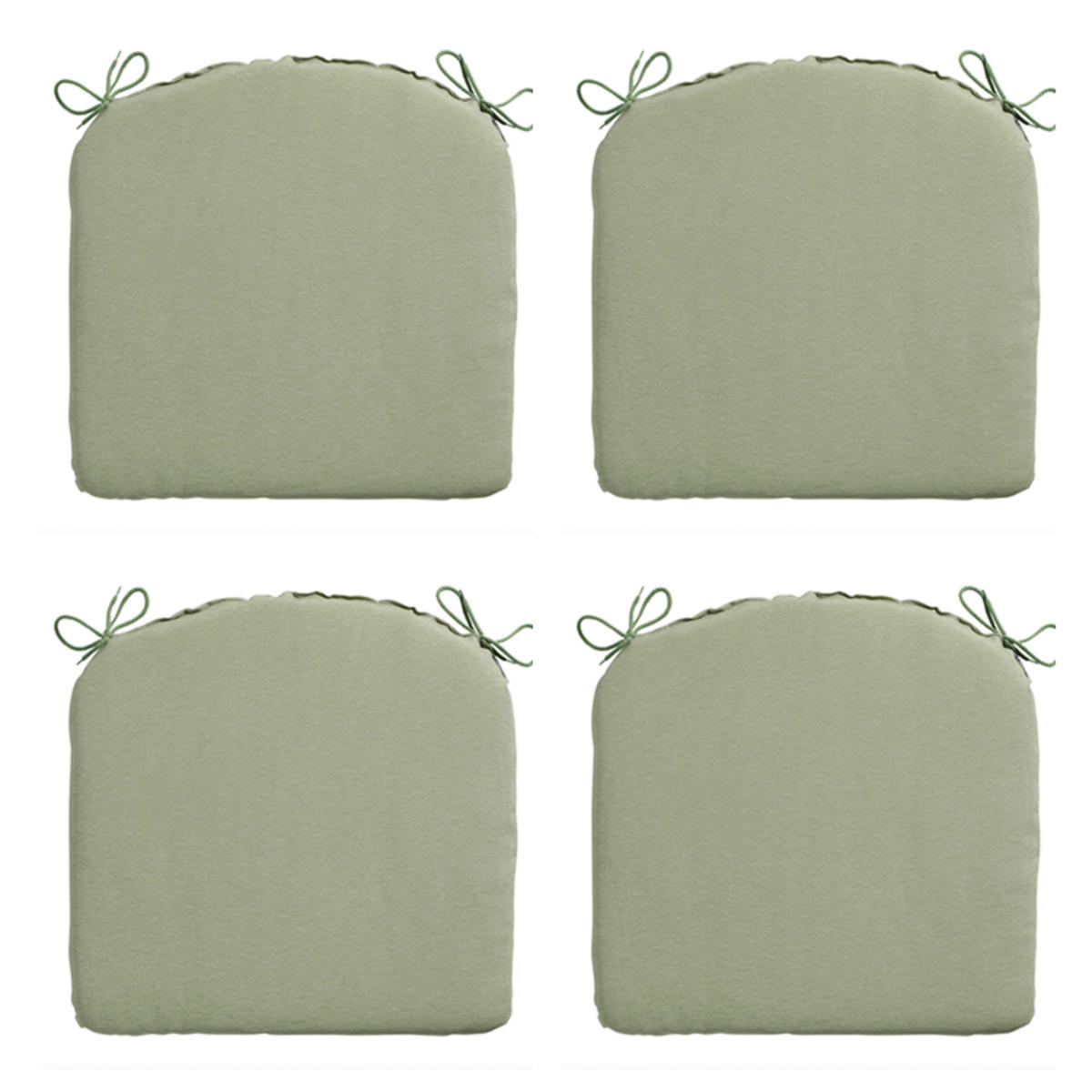 SITZKISSEN Panama 46/48 cm 4er-Set - Hellgrün, Textil (48/4/46cm) - Madison