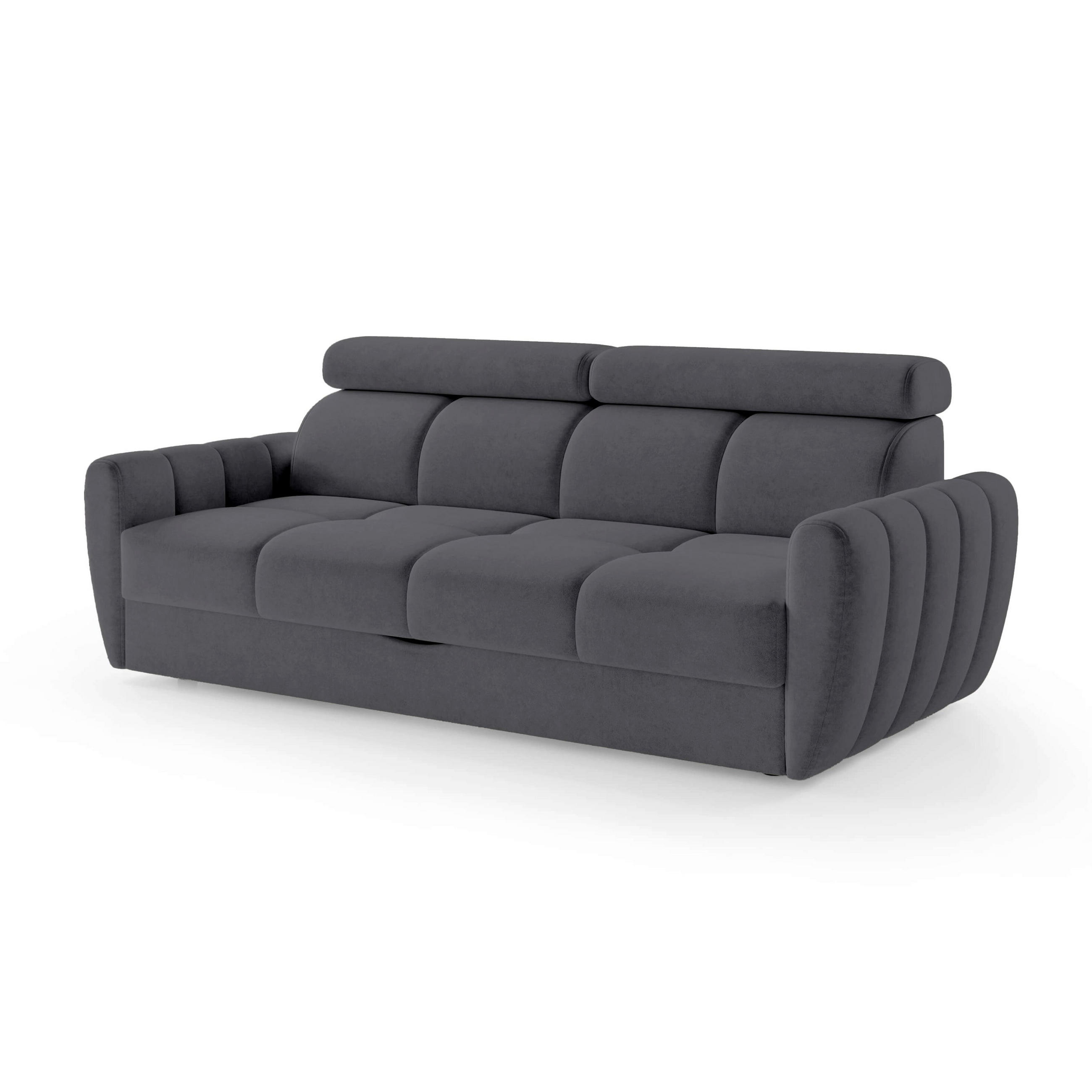 Pillovely Sofa Anthrazit 227x86x99 cm
