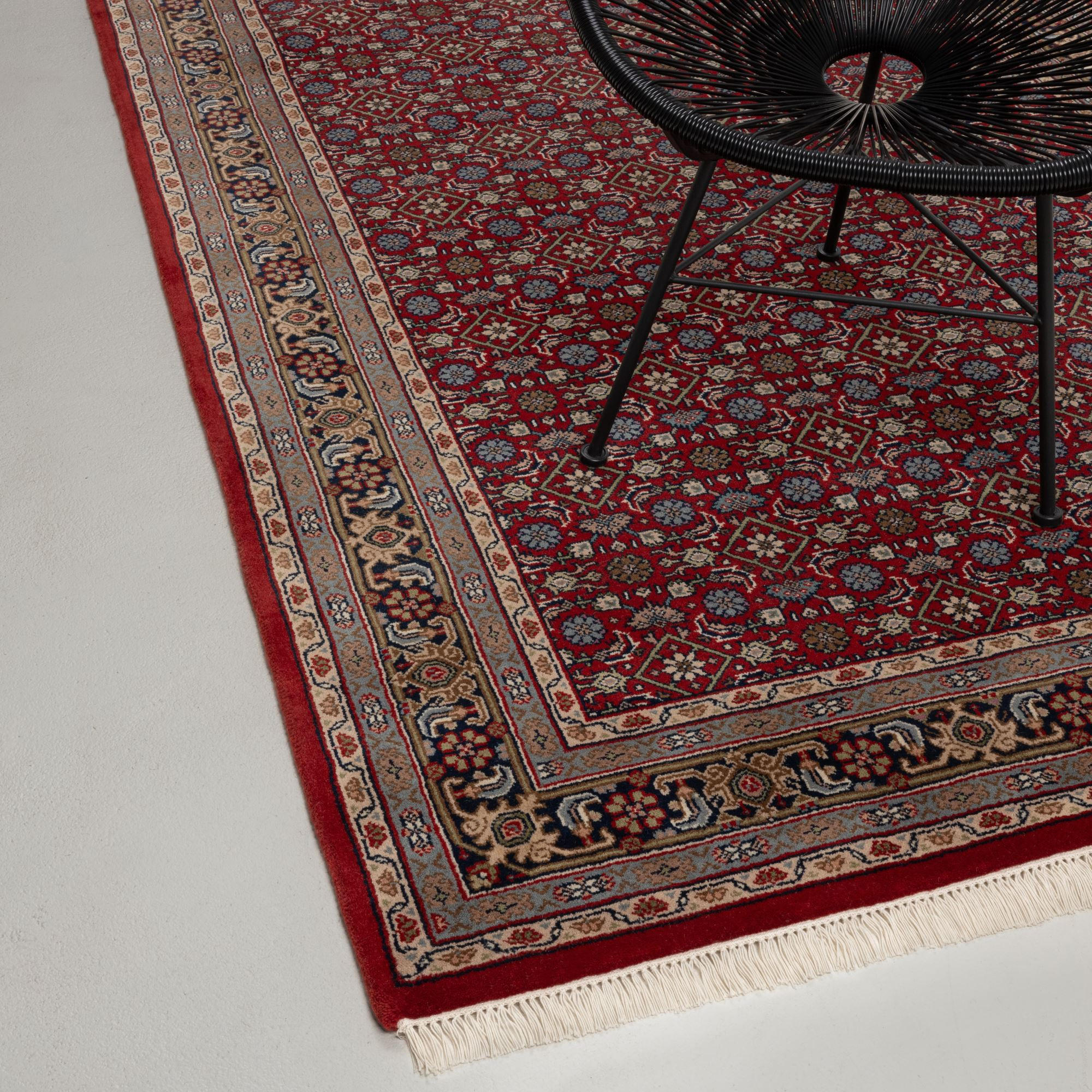ORIENTTEPPICH Indo Herati, klassisch, strapazierfähig 250x300 cm - Rot, Textil (250/300cm) - Rug and Roll