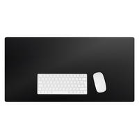 SCHREIBTISCHUNTERLAGE 90x45 cm Schwarz - Schwarz, Kunststoff (1.6/90/45cm) - Wallfluent