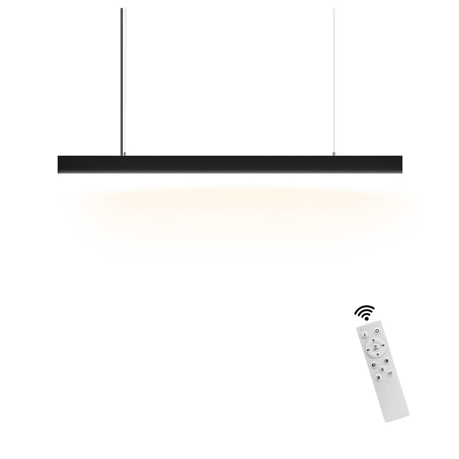 LED PENDELLEUCHTE Revord 106.5/7.5/3.3cm - Schwarz, Metall (106.5/7.5/3.3cm) - Nettlife