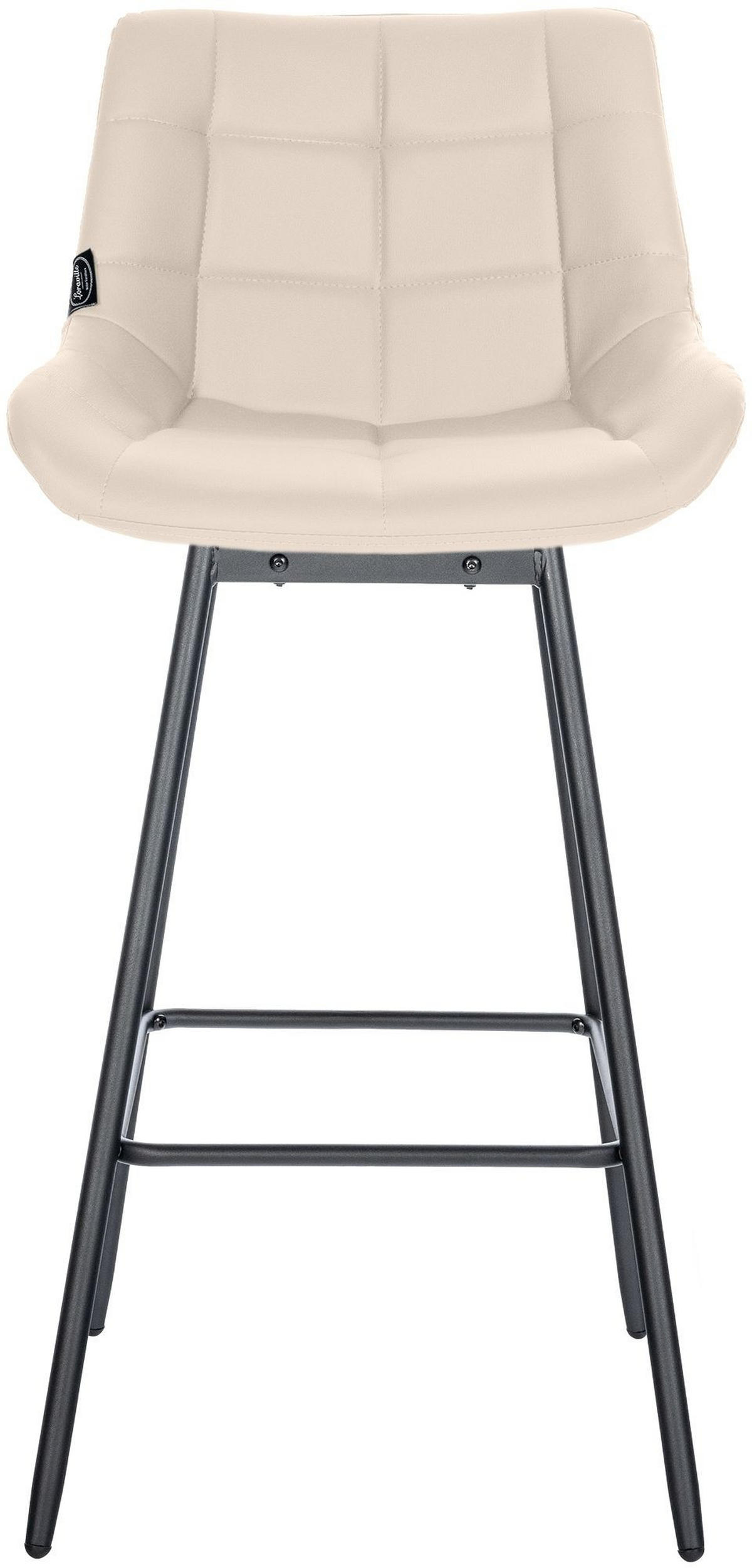 BARHOCKER Weston schwenkbar 105x49x56 cm creme - Creme, Metall (49/105/56cm) - furnicato