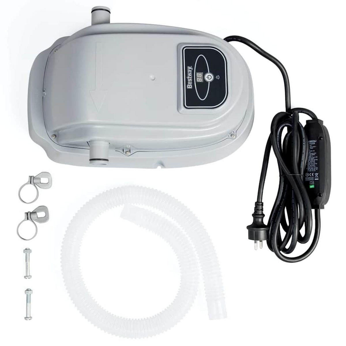 POOLHEIZUNG Bestway 58259 - Grau, Kunststoff (26.6/18.7/43.2cm) - Bestway