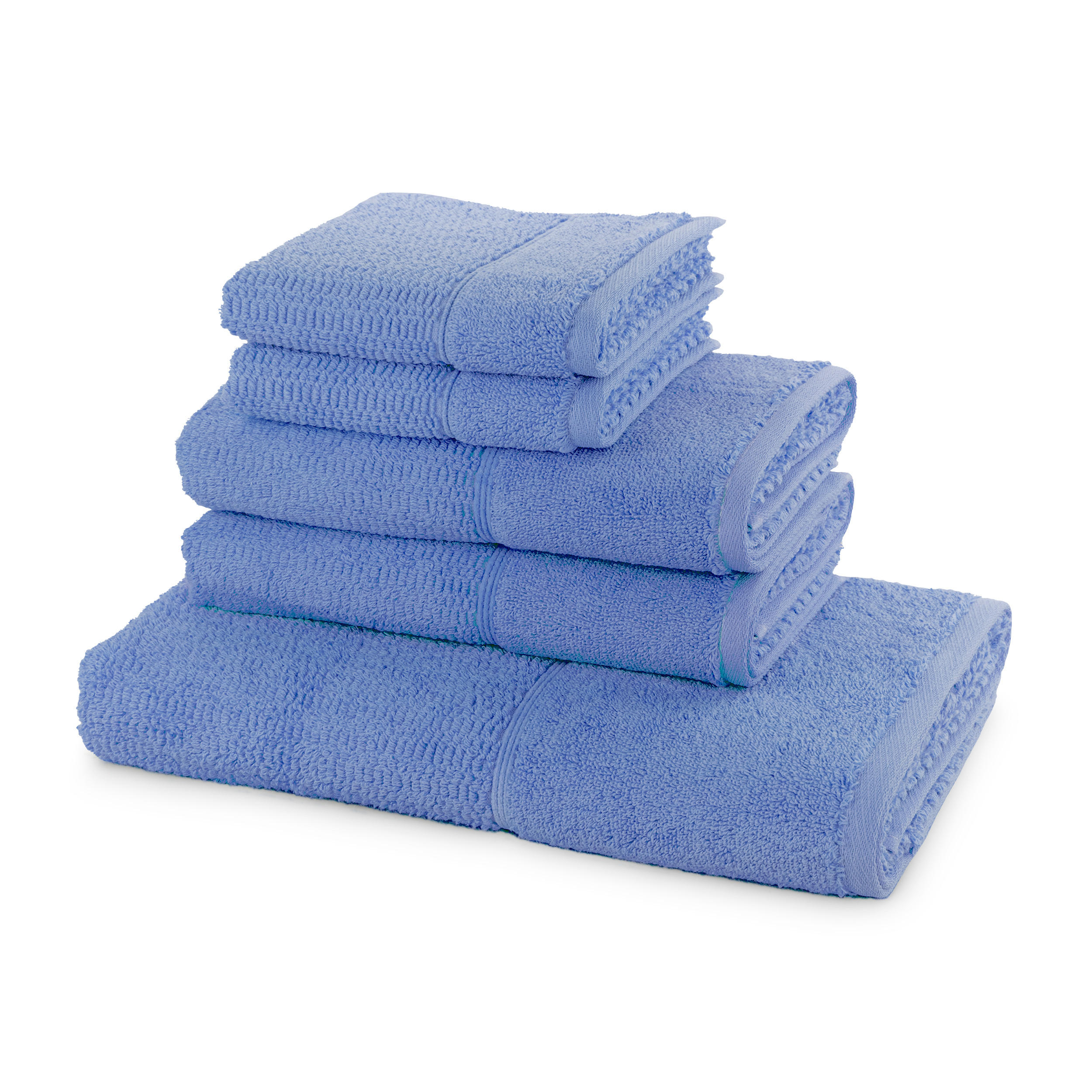 HANDTUCHSET PEARL 5- TLG - Hellblau, Textil (67/140cm) - Möve for Frottana