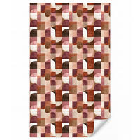 TAPETE - Geometrie - Modern - Retro - 120x200 cm - Multicolor, Papier (120/200cm) - OnlyWow