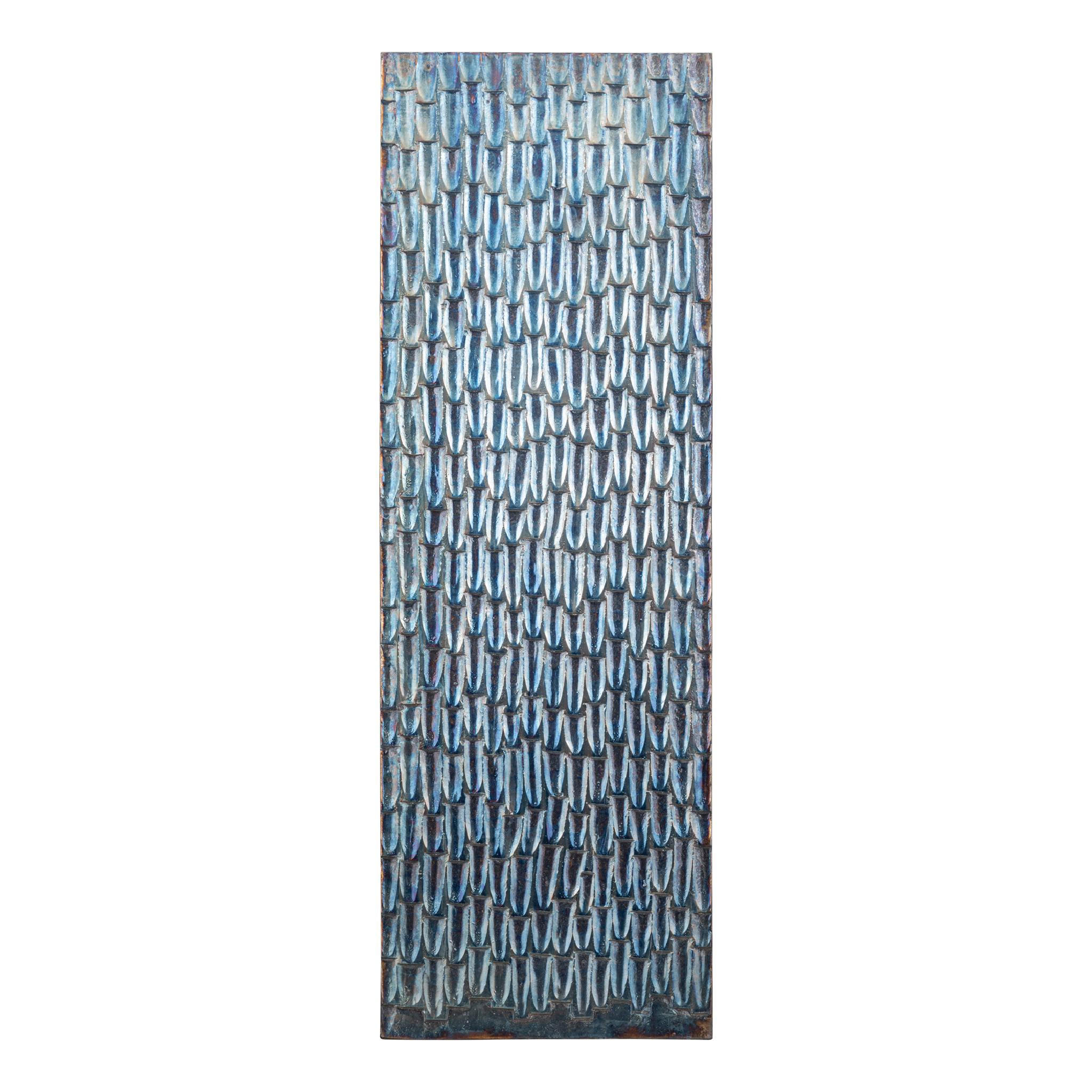 WANDPANEEL Chadwick Silber 40/3.5/120cm - Silberfarben, Holz (3.5/120/40cm) - PTMD Collection